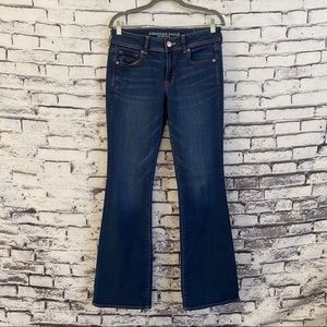 American Eagle Kick Boot Dark Wash Jean